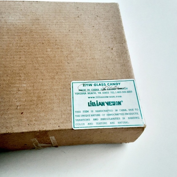 Hand-blown Glass Candy 12 pcs Multicolored from Lillian Vernon Original Box - Picture 6 of 6